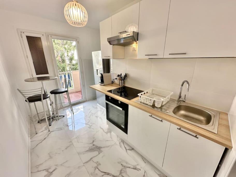 Superbe Appartement Neuf - Plage A 5 Min A Pied Nice Extérieur photo